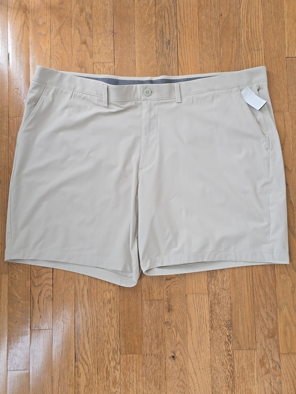 FLX BRAND MEN'S BIG & TALL PREMIUM MEDIUM BEIGE SHORTS SIZE 50